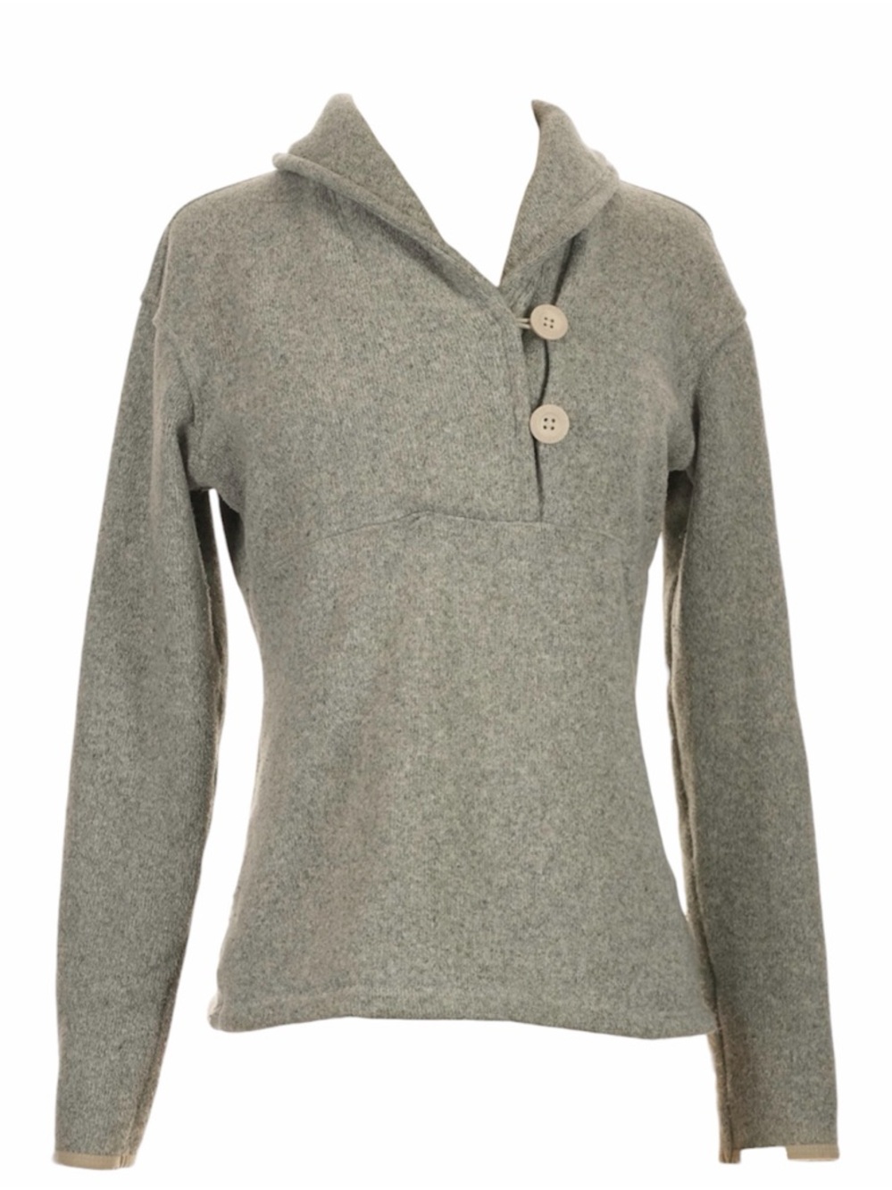 The North Face Women’s Gray Heather Mock Neck Pullover Sweater Size M Workwear
